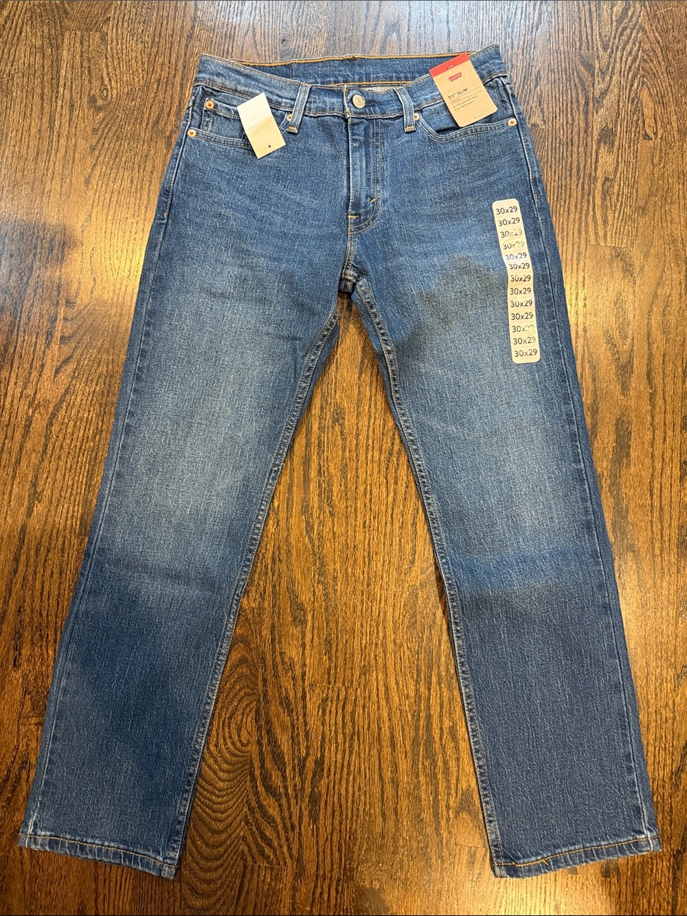 Levi’s 511 30x29 Men's Blue Straight-Leg Jeans - Classic Denim
